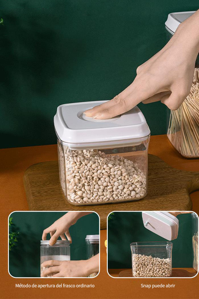 Plastic sealed jar for storing Cereals