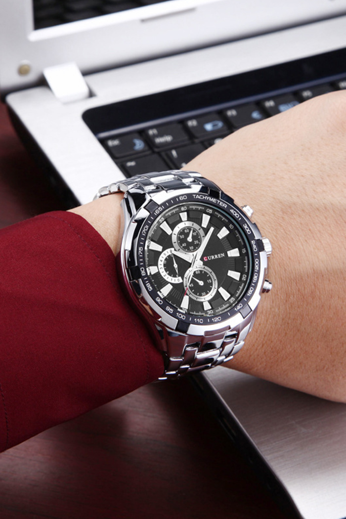 Reloj De Acero Inoxidable Para Hombre.