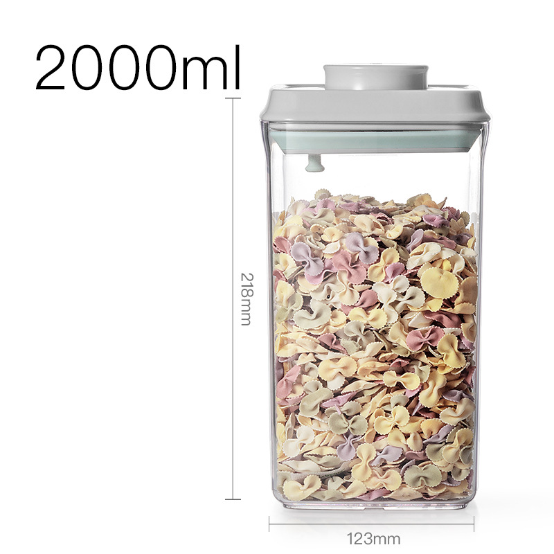 Plastic sealed jar for storing Cereals